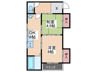 マツモトビルⅢの物件間取画像